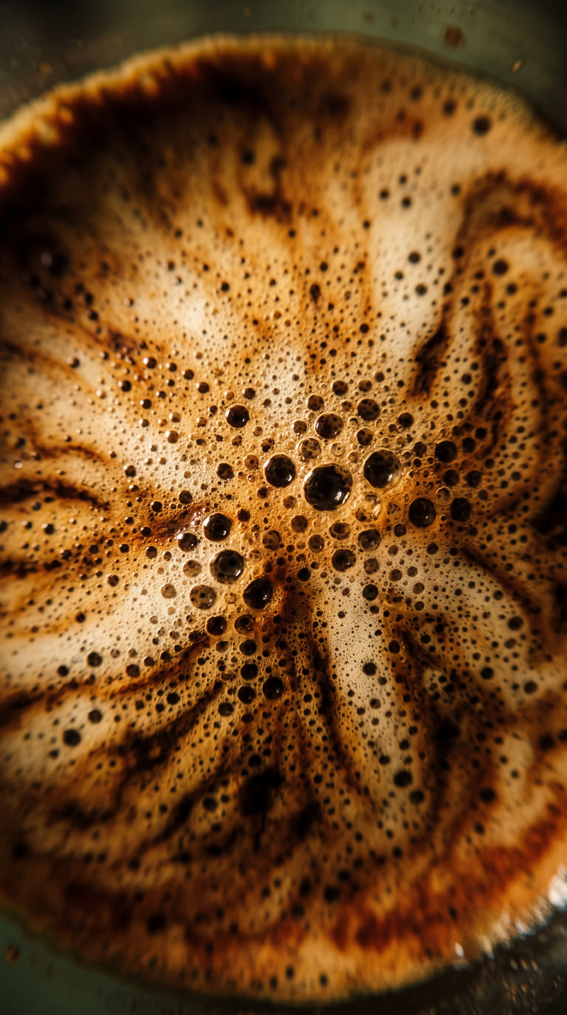crema, close up