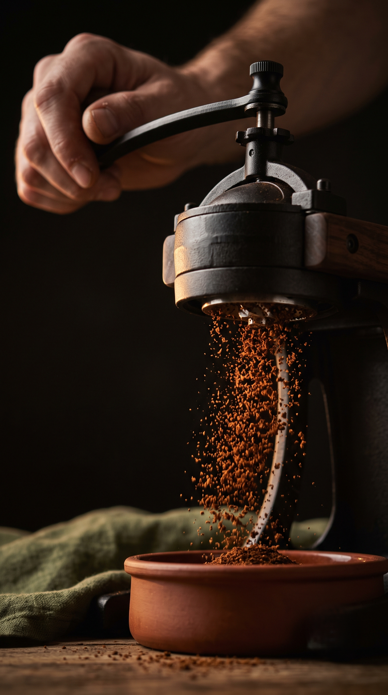 grinder, slow motion